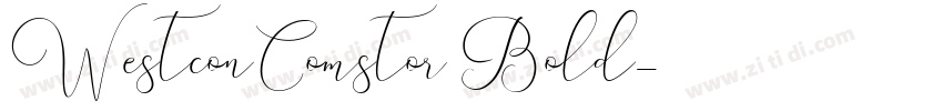WestconComstor Bold字体转换